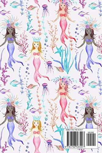 Princess Mermaid: Beautiful Legendary Mythical Creature Bullet Journal Dot Grid BuJo Daily Planner
