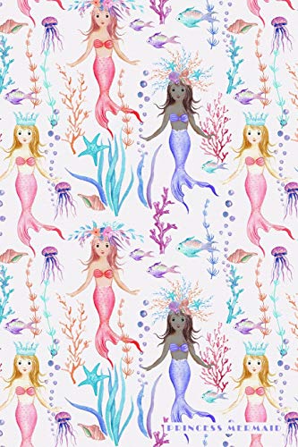 Princess Mermaid: Beautiful Legendary Mythical Creature Bullet Journal Dot Grid BuJo Daily Planner