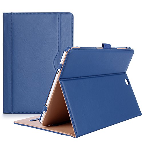 ProCase Funda Samsung Galaxy Tab S2 9.7 - Clásico Folio de Soporte Cubierta Inteligente Plegable para Galaxy Tab S2 Tablet (9.7 pulgada, SM-T810 T815 T813), con Múltiples ángulos de Vista -Azul Oscuro