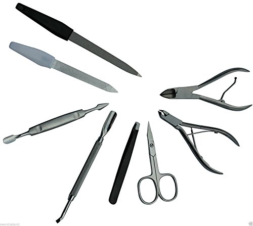 Profesional De La Manicura, Pedicura Acero Inoxidable Set