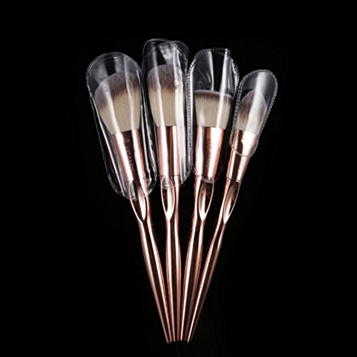 Profesional Set de Brochas de Maquillaje Cepillos de Maquillaje para las Facial y Cejas y Labios por ESAILQ H