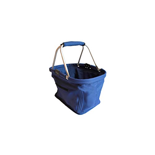 Projects Maxline - Cesta de la Compra (poliéster 600D, Muy versátil, Estable y Plegable, Marco de Aluminio Robusto, Asas Dobles con Cierre de Velcro, pies XXL)