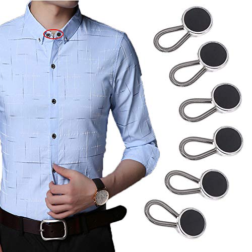 Prolongador de botón elástico para mujeres embarazadas, pantalones vaqueros de hombre. (19mm)