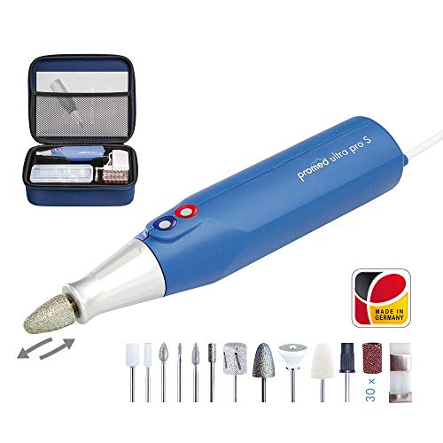 Promed Ultra Pro S - Lima de Uñas Eléctrica, Color Azul