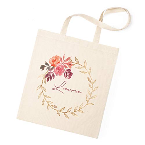 Promo Shop Bolsa Ecologica 100% Algodón Reutilizable · Gran Resistencia (hasta 9 Kg) · Personalízala con tu Imagen o diseño Preferido a Todo Color Mediante Impresión Textil