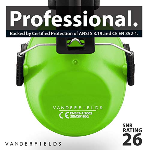 Proteccion Auditiva Niños - Protectores Auditivos Cascos Ruido Orejeras Antiruido Mujeres - Compacto y Plegable Protectores Auditivos Ruido - Cascos Protección Auditiva de Audición - Lime