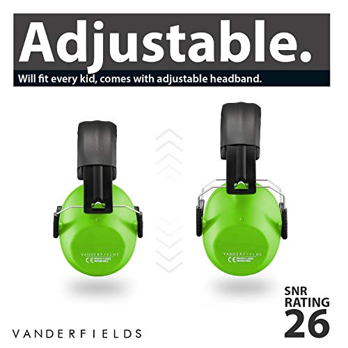 Proteccion Auditiva Niños - Protectores Auditivos Cascos Ruido Orejeras Antiruido Mujeres - Compacto y Plegable Protectores Auditivos Ruido - Cascos Protección Auditiva de Audición - Lime