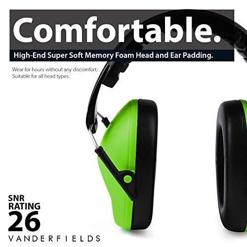 Proteccion Auditiva Niños - Protectores Auditivos Cascos Ruido Orejeras Antiruido Mujeres - Compacto y Plegable Protectores Auditivos Ruido - Cascos Protección Auditiva de Audición - Lime