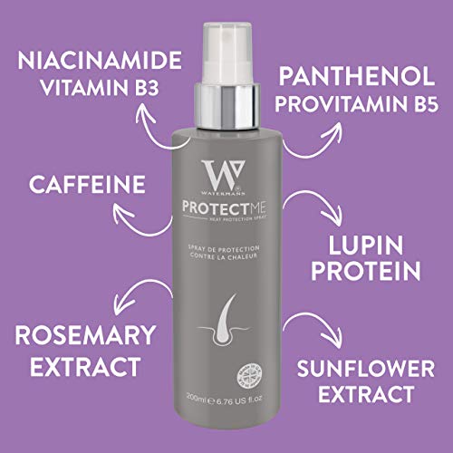 Protect Me - Spray protector térmico - Anti Frizz, Color Protección & UV, Contra Calor, Da Brillo y Cuerpo 200ml