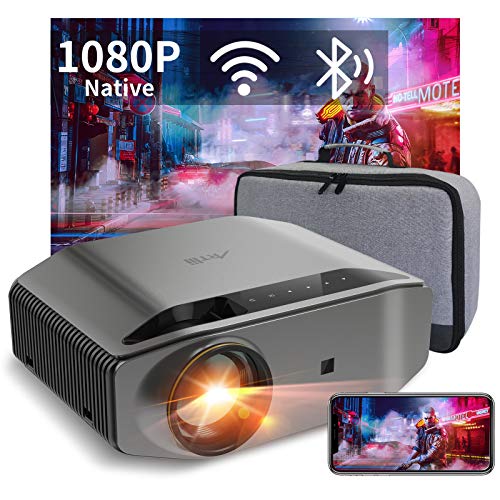 Proyector WiFi Bluetooth 8000 Lúmenes, Artlii Energon2 Proyector Full HD 1920x1080P Nativo Soporta 4K, 300" Proyector Cine en Casa, para Smartphone Android y iPhone