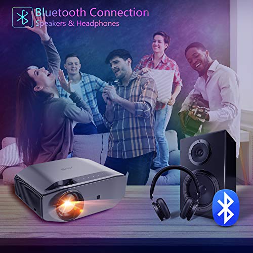 Proyector WiFi Bluetooth 8000 Lúmenes, Artlii Energon2 Proyector Full HD 1920x1080P Nativo Soporta 4K, 300" Proyector Cine en Casa, para Smartphone Android y iPhone