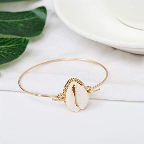 Pulsera Bohemia Simple Concha Pulseras Brazaletes Charm Pulseras De Color Dorado Mujeres Niñas Accesorios Regalos Boho Golden