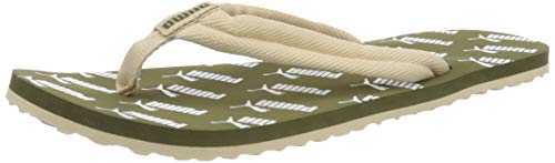 PUMA Epic Flip V2 Amplified, Zapatos de Playa y Piscina Unisex Adulto, Verde (Burnt Olive/Tapioca White 03), 35.5 EU