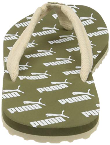 PUMA Epic Flip V2 Amplified, Zapatos de Playa y Piscina Unisex Adulto, Verde (Burnt Olive/Tapioca White 03), 35.5 EU