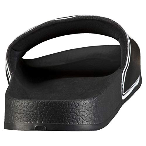 PUMA Leadcat, Sandalias deslizantes Unisex Adulto, Negro (Black/White), 40.5 EU