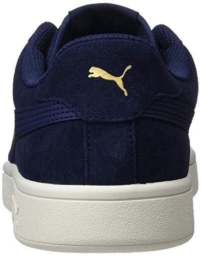 PUMA Smash V2, Zapatillas Unisex Adulto, Azul (Peacoat Team Gold/Whisper White), 43 EU