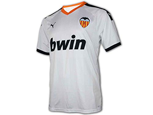 PUMA VCF Home Shirt Replica Maillot, Hombre, White Black-Vibrant Orange, L