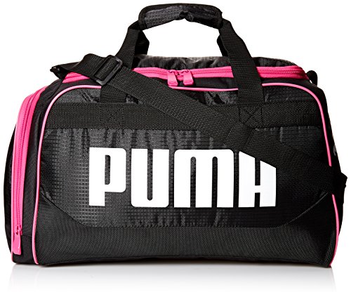 PUMA Women's Evercat Dispatch Duffel, Black/Pink, OS