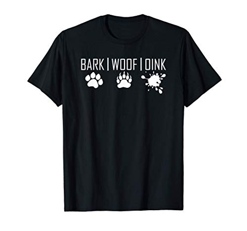 Puppy y Pet Play en España - Bark Woof Oink Camiseta