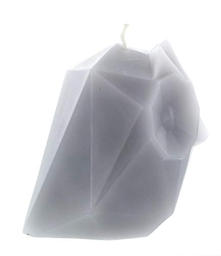 PyroPet Skeleton Candles: Ugla Owl, Cool Grey