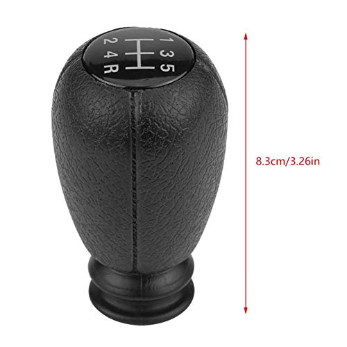 qianele Pomo de Palanca de Cambio de Marchas de 5 velocidades para Coche para Peugeot 207 Saxo Xsara Xantia C2 C3 C4 Accesorios de Coche