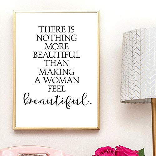 QianLei Salón de Belleza Decoración Peluquería Signos Arte de la Pared Lienzo Pintura Lash Artista Pestaña Póster Impresiones Decoración de SPA Peluquería Regalo 50x70cm sin Marco