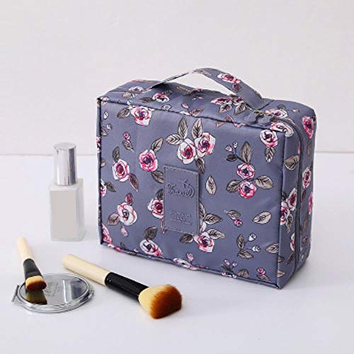 qingy Bolsa de cosméticos a Prueba de Agua para Mujer Bolsa de Maquillaje Bolsa de Almacenamiento Caja de cosméticos portátil Herramienta de envío, 21x16.5x7cm N, China