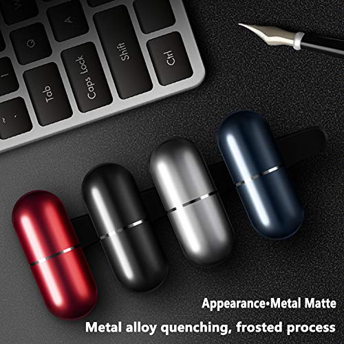 QMMD Ambientador de Coche Olor a Nuevo Difusor Capsule Shape Fragancia De Ventilación De Aire De Coche De Retro Perfume De Aire Acondicionado Difusor,Rojo