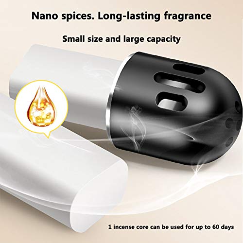 QMMD Ambientador de Coche Olor a Nuevo Difusor Capsule Shape Fragancia De Ventilación De Aire De Coche De Retro Perfume De Aire Acondicionado Difusor,Rojo