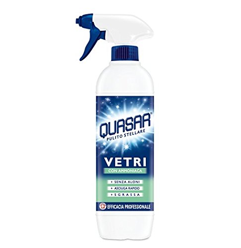 Quasar vetri Cristal limpiador 650 ml Ventana de limpieza Limpiador de cristal