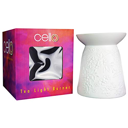 Quemador de cera de porcelana para celofán,ideal para cualquier cera derretida, utiliza velas de té para derretir tus fragancias favoritas