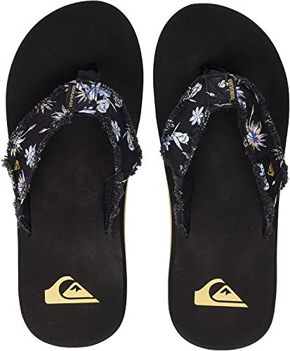 Quiksilver Monkey Abyss, Zapatos de Playa y Piscina para Hombre, Negro (Black/White/Black Xkwk), 46 EU