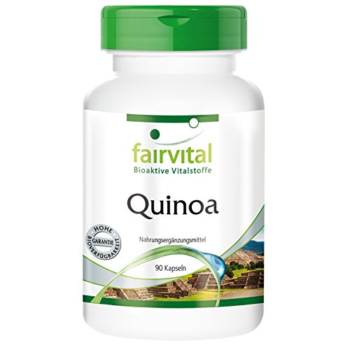 Quinoa 700mg - VEGANA - Dosis elevada - 90 Cápsulas - contiene los 8 aminoácidos esenciales - Calidad Alemana