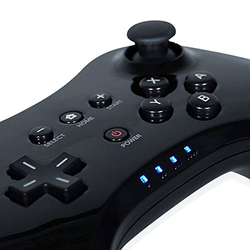 QUMOX 2 x Controlador de mano Wireless Gamepad Joypad Remoto Mando de juego para Nintendo Wii U Pro