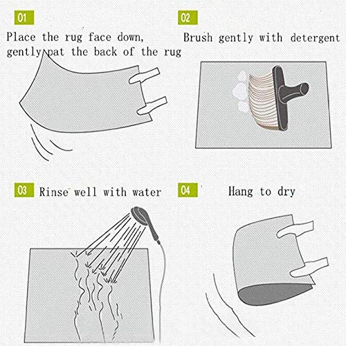 QWEASDZX Alfombra Sala De Estar Alfombra Suave Y Esponjosa Alfombra para El Hogar Dormitorio Sofá Mesa De Café Alfombra De Piso Alfombra para Sala De Estar 140x200cm