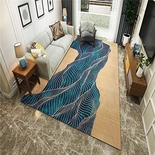QWEASDZX Alfombra Sala De Estar Alfombra Suave Y Esponjosa Alfombra para El Hogar Dormitorio Sofá Mesa De Café Alfombra De Piso Alfombra para Sala De Estar 140x200cm