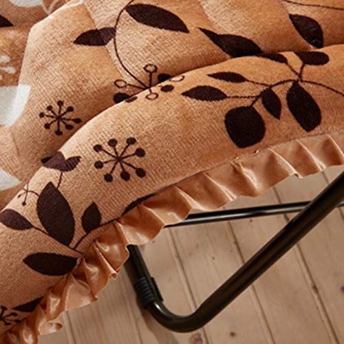 qwqqaq Balcón Cojines De Tumbona Chaise,Espesar Cojín para Tumbona Terciopelo Coussins De Chaise Berçante Desmontable Largo Colchoneta para Tumbona Silla Cojín De Suelo De-n 48x148cm(19x58inch)