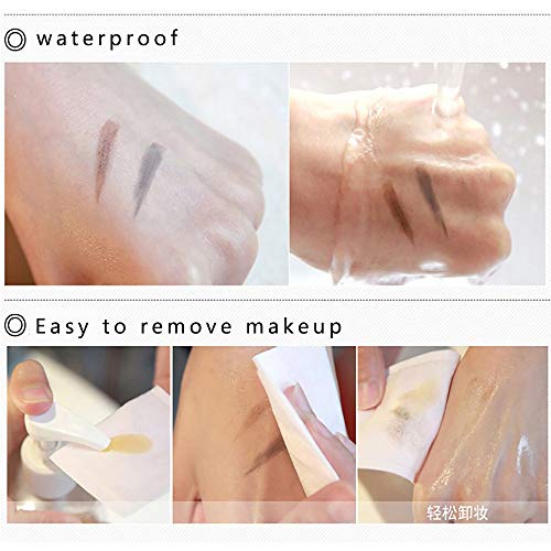 QYSHH Augenbrauenstift-Set, Long-Brow Eyebrow, Make-up Pen, Wasserdichte Augenbraue Bleistift für Microblading Peel Off Pull Cord Abziehstifte, 5 Farben (10 Stück)