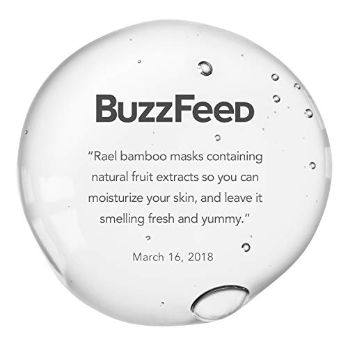 Rael Hydrolock - Hoja para máscara facial (hidratación), 5 hojas/paquete: Mascarilla hidratante y piel brillante. Ideal para las pieles secas.