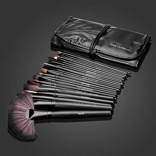 Raitron Make Up For You - Juego de 24 brochas de maquillaje profesional