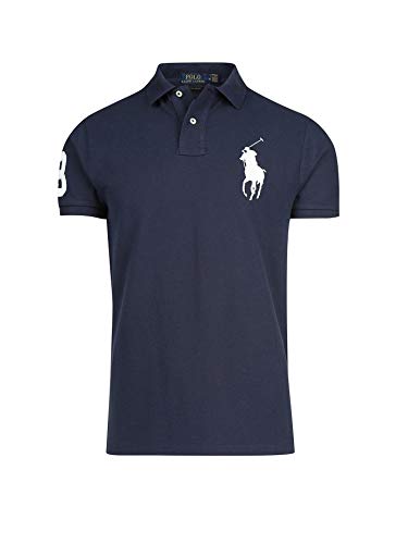 Ralph Lauren Big Pony - Polo de manga corta para hombre azul marino XS