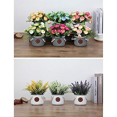 Ramo de flores artificiales Anna de seda de lavanda morada para el hogar, jardín, fiesta, boda, decoración de boda, ramo de flores DIY