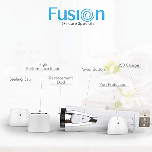 Rasoio donna viso Elettrico rasoio viso donna Tagliapeli naso Rasoio Sopracciglia, Rasoio da Barba Elettrico, Impermeabile