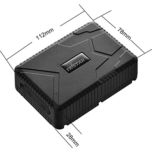 Rastreador GPS para Vehículos, Real Antirrobo Localizador GPS Impermeable on Seguimiento de Actividad Fuerte Imán Recargable 120 días Standby GPS Tracker con App/Web No Installation TK915
