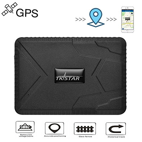 Rastreador GPS para Vehículos, Real Antirrobo Localizador GPS Impermeable on Seguimiento de Actividad Fuerte Imán Recargable 120 días Standby GPS Tracker con App/Web No Installation TK915
