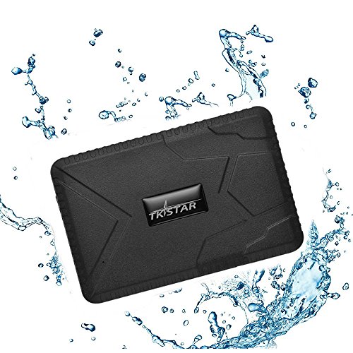 Rastreador GPS para Vehículos, Real Antirrobo Localizador GPS Impermeable on Seguimiento de Actividad Fuerte Imán Recargable 120 días Standby GPS Tracker con App/Web No Installation TK915