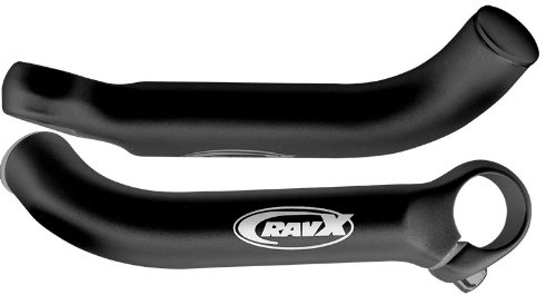 RavX Lite X Corto Bar Ends, Negro