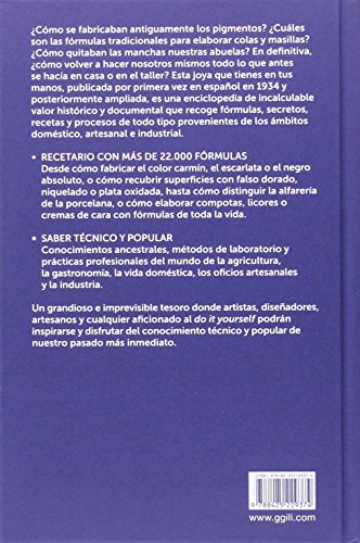 Recetario industrial, Para el laboratorio, el taller, la fábrica y el hogar (GGDIY)