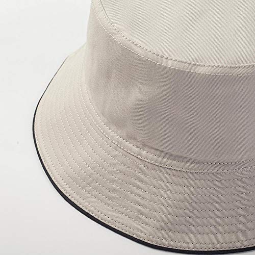 Regalo Para El Dia Del Padre-Sombrero De Pescador De Algodón Capa De La Cuenca De Primavera Y Otoño Color Sólido Ropa De Doble Cara Hombres Y Mujeres Sombrero De Visera Par De Gorras De Tela Código