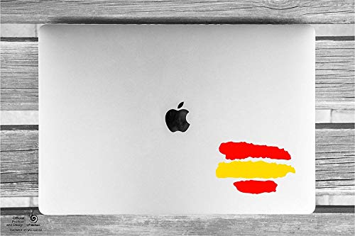 REGALOS ESTRELLA AZUL Pegatinas Banderas de España, Pack de 10 Stickers Pegatina España